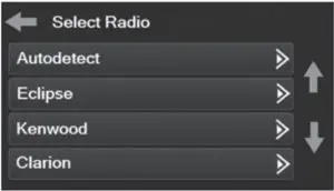 Select Radio Control Setting