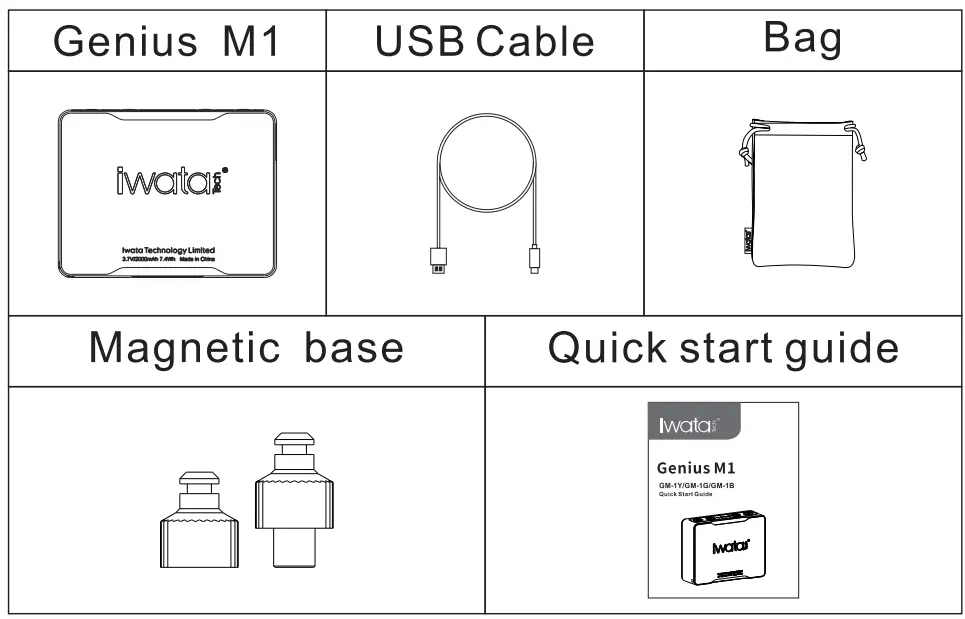 iwata Tech GM 1Y LED Light - fig