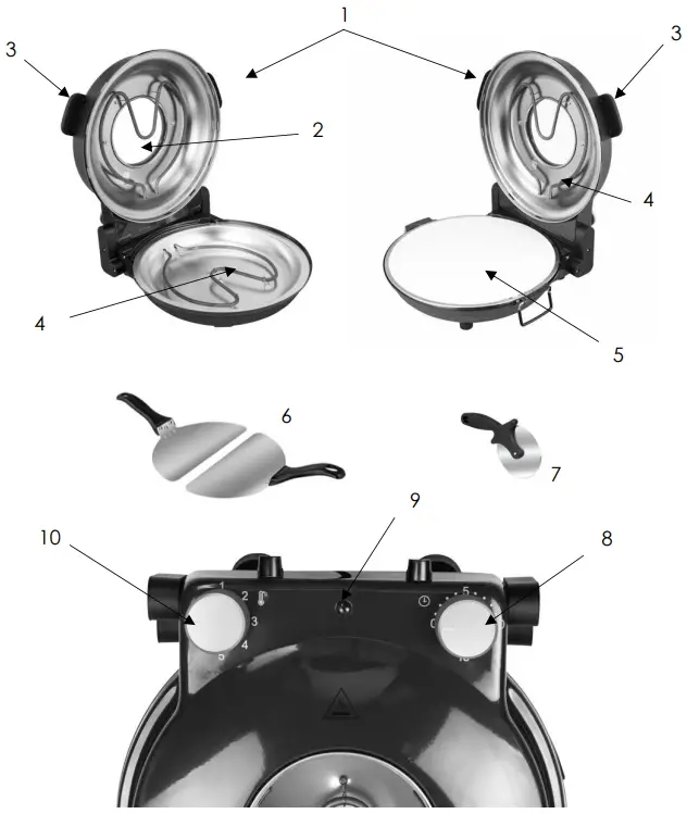KALORIK PZM 43618 Hot Stone Pizza Oven-FIG2