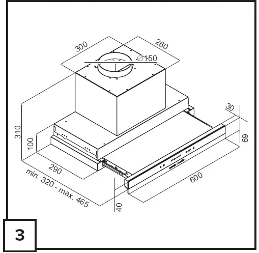gorenje S1 BHP643ORAB Kitchen Cooker Hood 05
