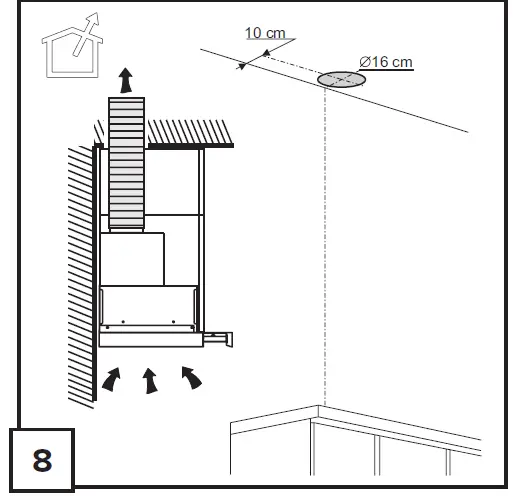 gorenje S1 BHP643ORAB Kitchen Cooker Hood 10