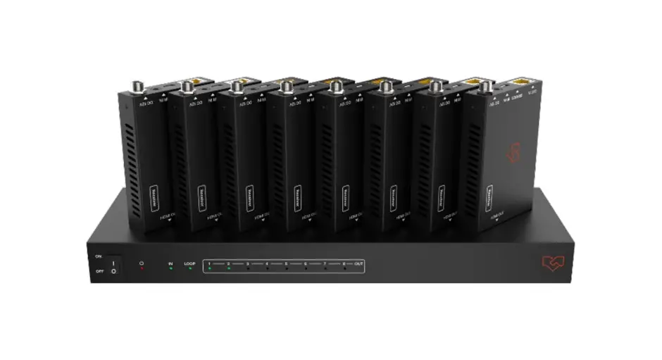 Vigillink Vlsp-18cth20 1x8 Hdmi 2.0 Splitter Over Cat 60m 18gbps User Manual