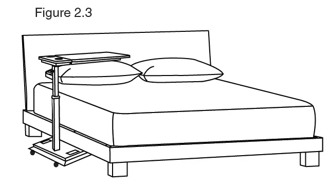 WISELIFT-WLT400S-tanding-Desk-Overbed-Table-Tilt-fig-10