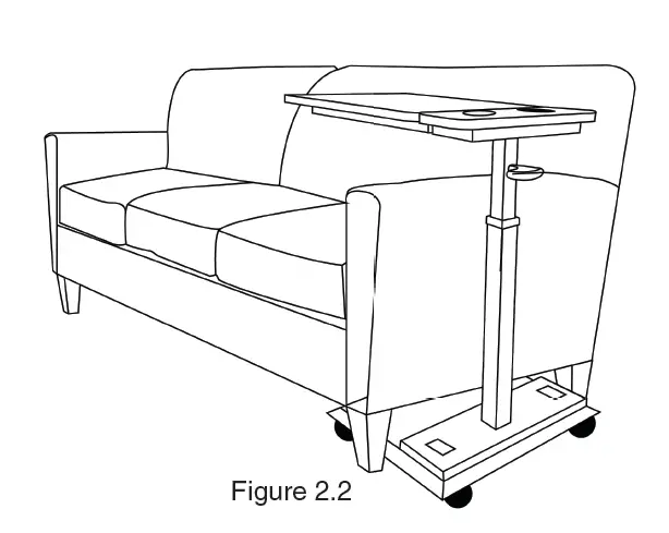 WISELIFT-WLT400S-tanding-Desk-Overbed-Table-Tilt-fig-9