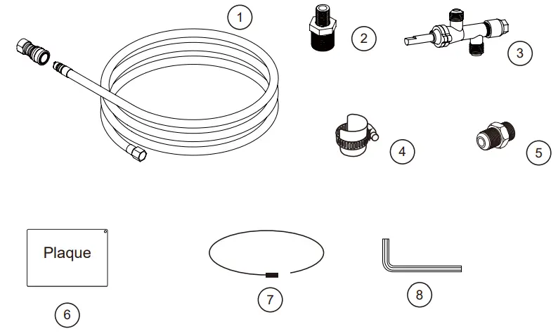Befon Fire Pit Collection Natural Gas Conversion Kit-fig1