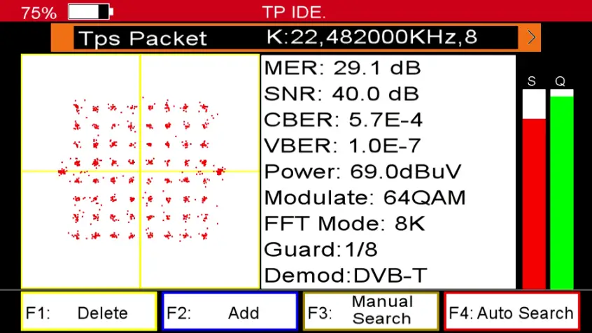 TRIAX UPM 1400 - Cable menu 2