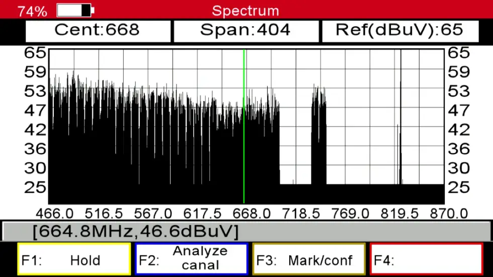 TRIAX UPM 1400 - Cable menu 4