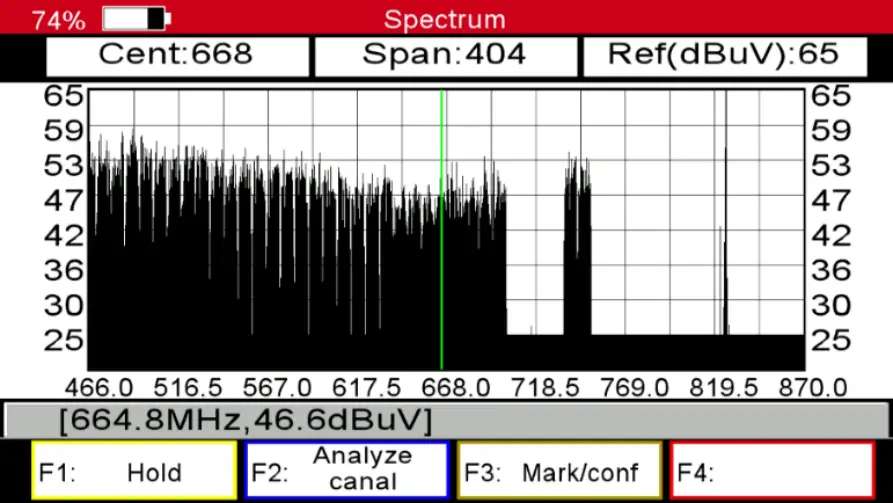 TRIAX UPM 1400 - Satellite menu 16