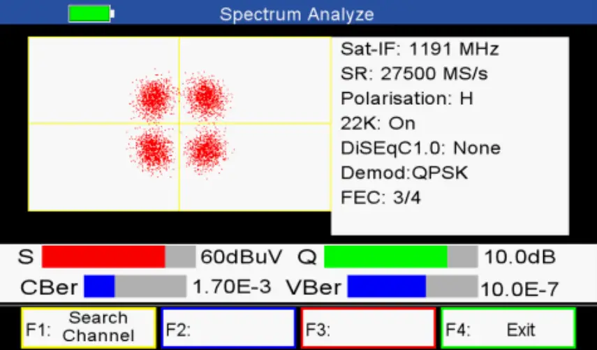 TRIAX UPM 1400 - Satellite menu 21