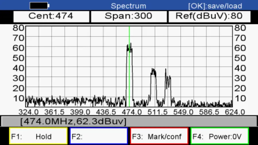 TRIAX UPM 1400 - Terrestrial menu 4