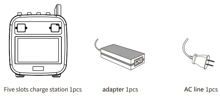 fuze DD 002 Five Slots Charge Station - Packing details