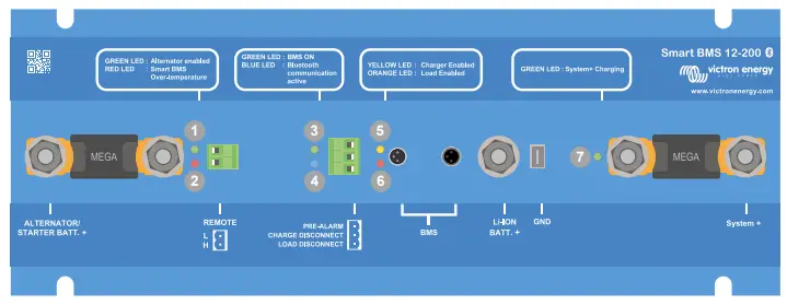 victron energy Smart BMS 12-200 Battery Management System - fig 6