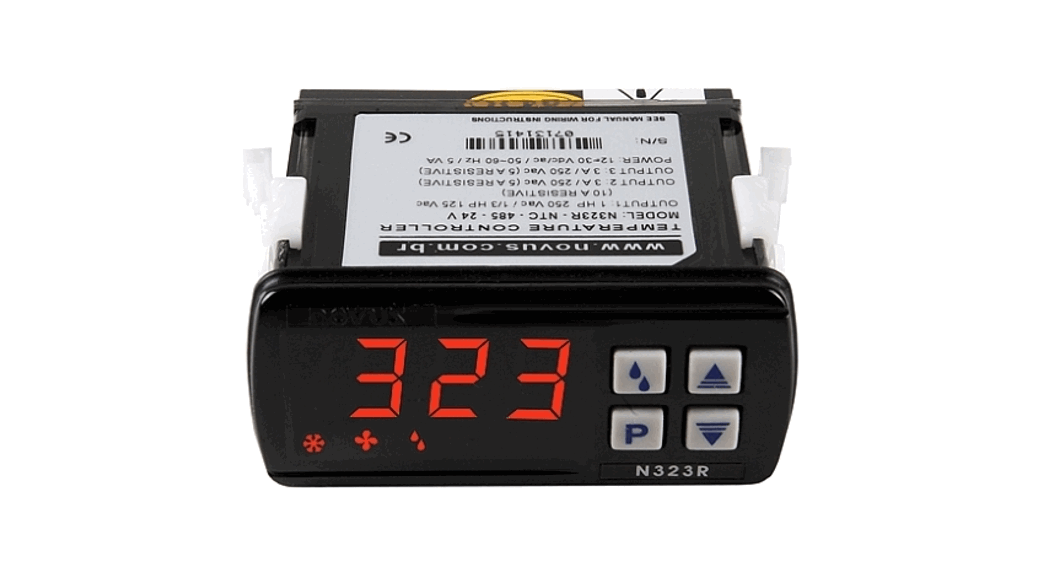 Novus N323r Temperature Controller Instruction Manual Novus N323r Temperature Controller Instruction Manual