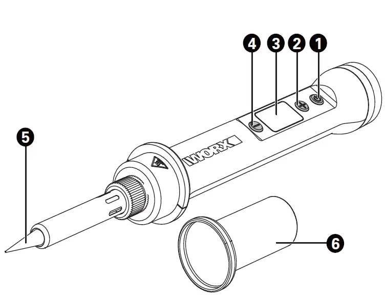 WORX WX744 WX744.X Cordless Lithium Wood and Metal Crafter 1