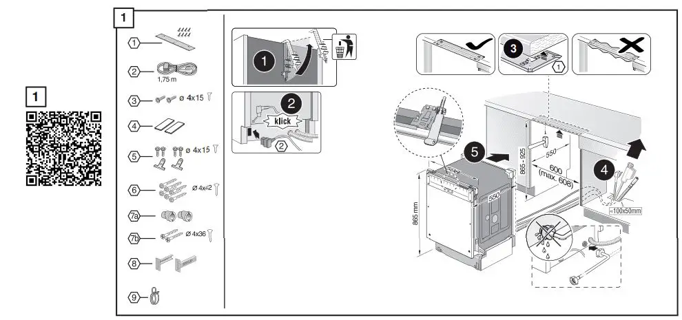 BOSCH SBV4HAX48E Dishwasher Instruction Manual - How to use