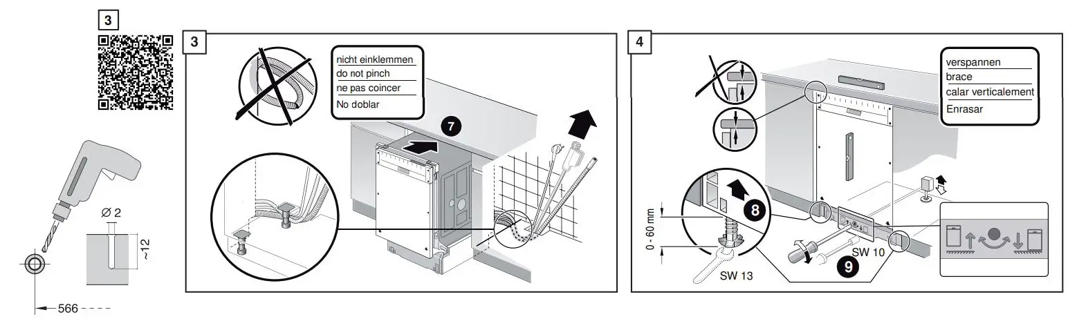 BOSCH SBV4HAX48E Dishwasher Instruction Manual - How to use