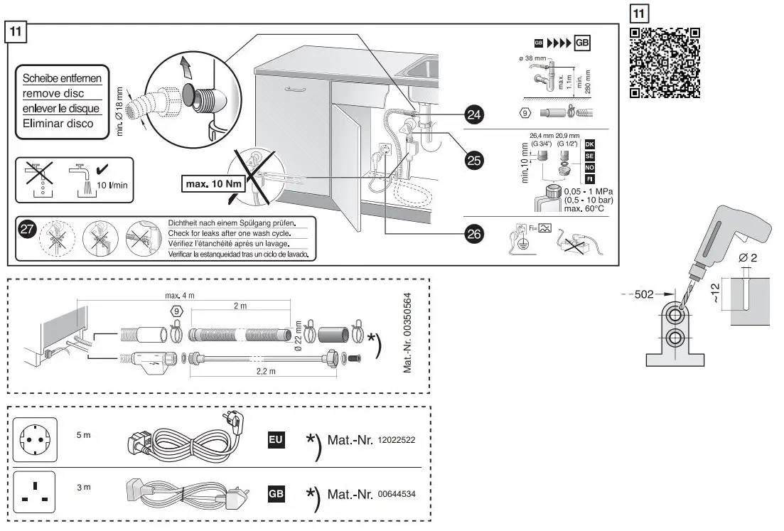 BOSCH SBV4HAX48E Dishwasher Instruction Manual - How to use