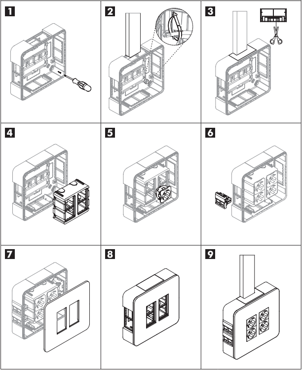 BUROTICA 83410 S Workstation Surface Mounting Modules - FIGURE 1