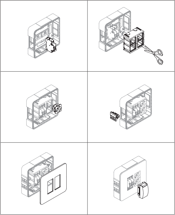 BUROTICA 83410 S Workstation Surface Mounting Modules - FIGURE 2