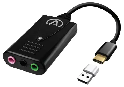 ANDREA COMMUNICATIONS USB C Audio Adapter
