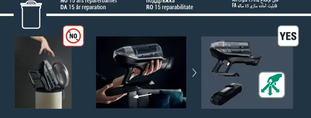 Rowenta FLEX 14.60 Xforce Cordless Vacuum Cleaner-fig-16