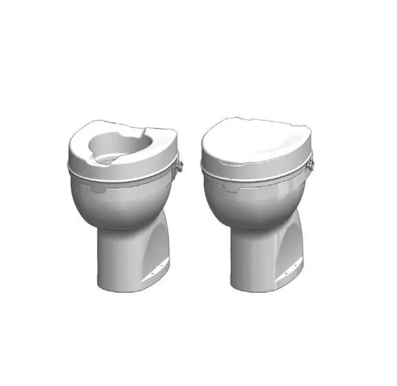 Gima 27735 Raised Toilet Seat With Fixing System Instruction Manual