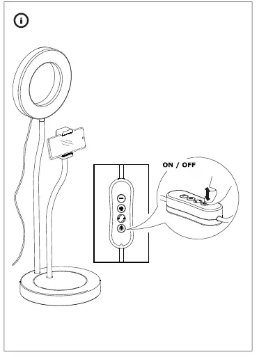 IKEA-LANESPELARE-Ring-Light-with-Phone-Holder-11