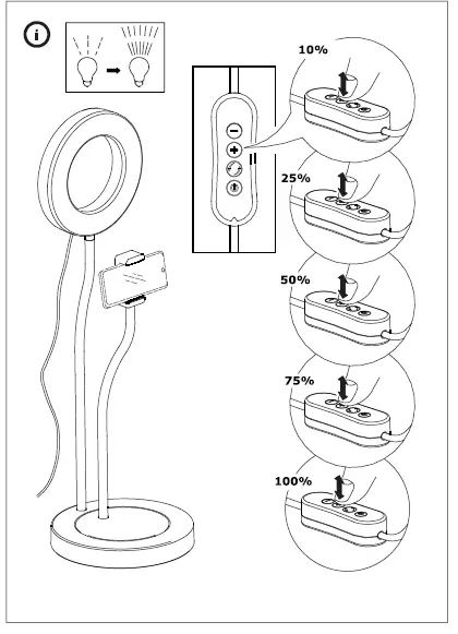 IKEA-LANESPELARE-Ring-Light-with-Phone-Holder-13