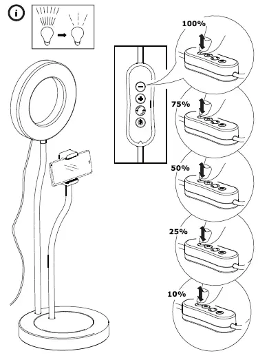 IKEA-LANESPELARE-Ring-Light-with-Phone-Holder-14