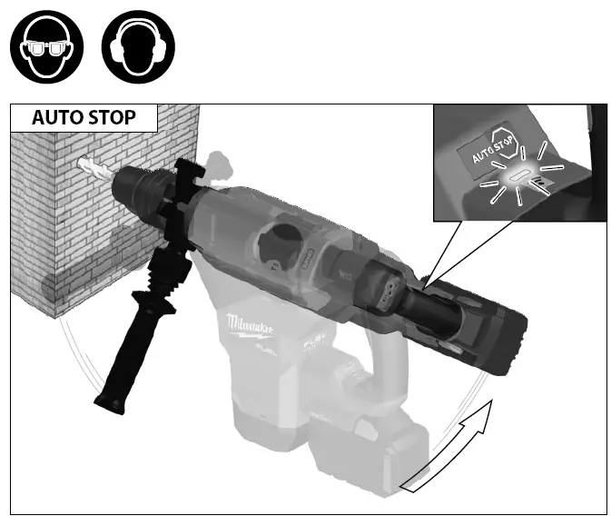 milwaukee M18 FHM Brushless Cordless Hammer Drill 8