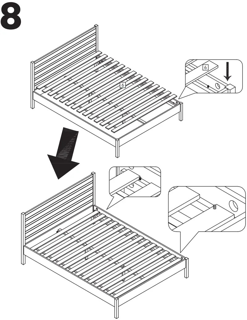 habitat Eave Bamboo Double Bed Frame - Figure 14