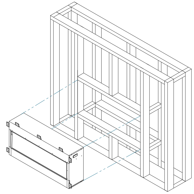 Remii 102745 XT 45 In Extra Tall Deep Built In Electric Fireplace - fig 13