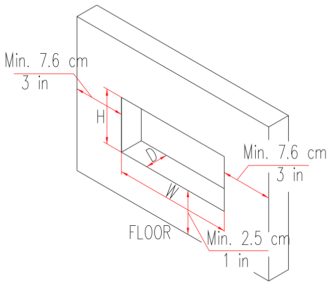 Remii 102745 XT 45 In Extra Tall Deep Built In Electric Fireplace - fig 8