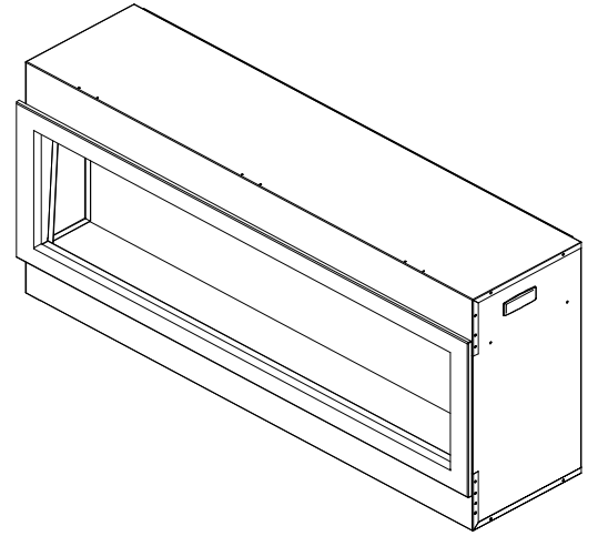 Remii 102745 XT 45 In Extra Tall Deep Built In Electric Fireplace