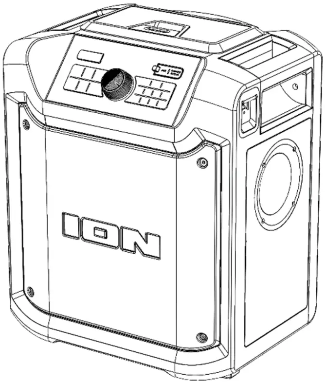 ION 842655102896 Pathfinder 280 All-Weather Speaker Premium Wide-Angle Sound