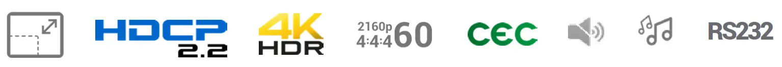 EXP-MX-0404-H2 4K HDR 4 Input Matrix Switcher-- document