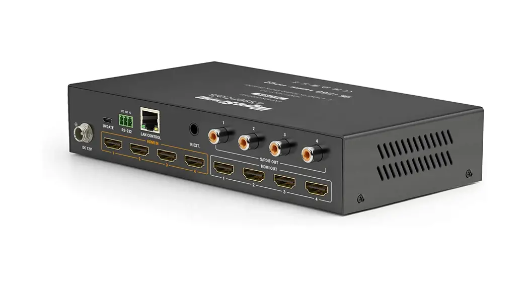 Wyrestorm Exp-mx-0404-h2 4k Hdr 4 Input Matrix Switcher With 4 Scaling Outputs User Guide