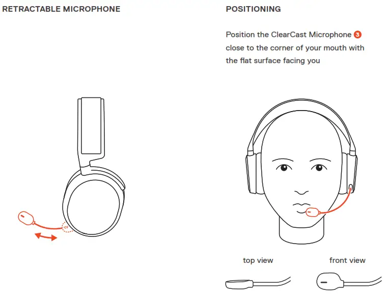 SteelSeries ARCTIS 9 Headset - MICROPHONE