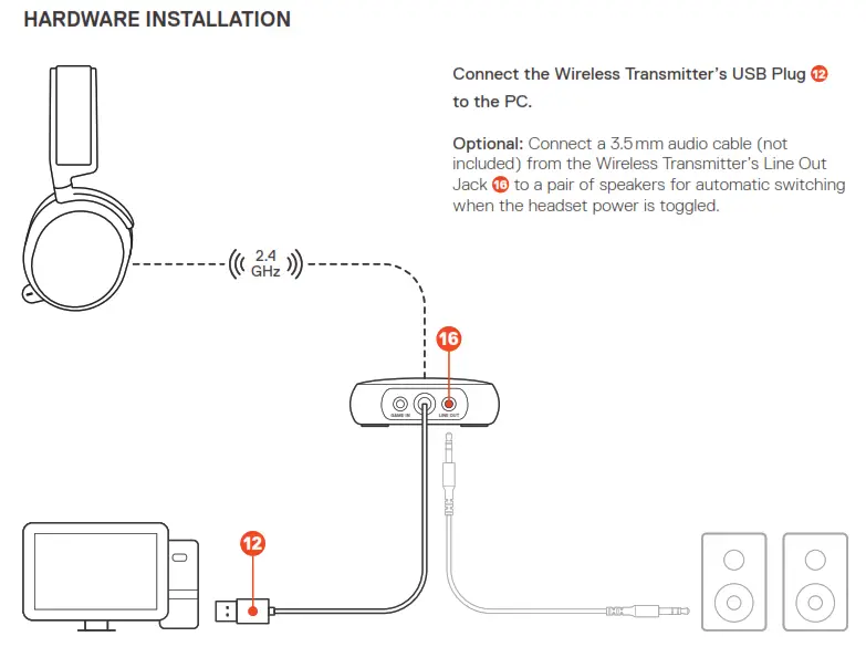 SteelSeries ARCTIS 9 Headset - SETUP – PC