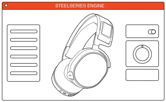 SteelSeries ARCTIS 9 Headset - STEELSERIES ENGINE