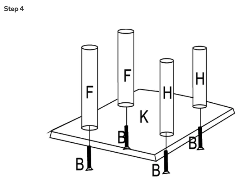 kogan KA170CTREEA Cat Scratching Post Tree - assembly4