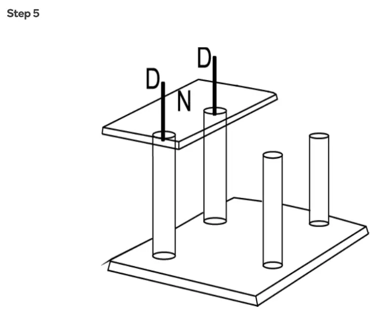 kogan KA170CTREEA Cat Scratching Post Tree - assembly5