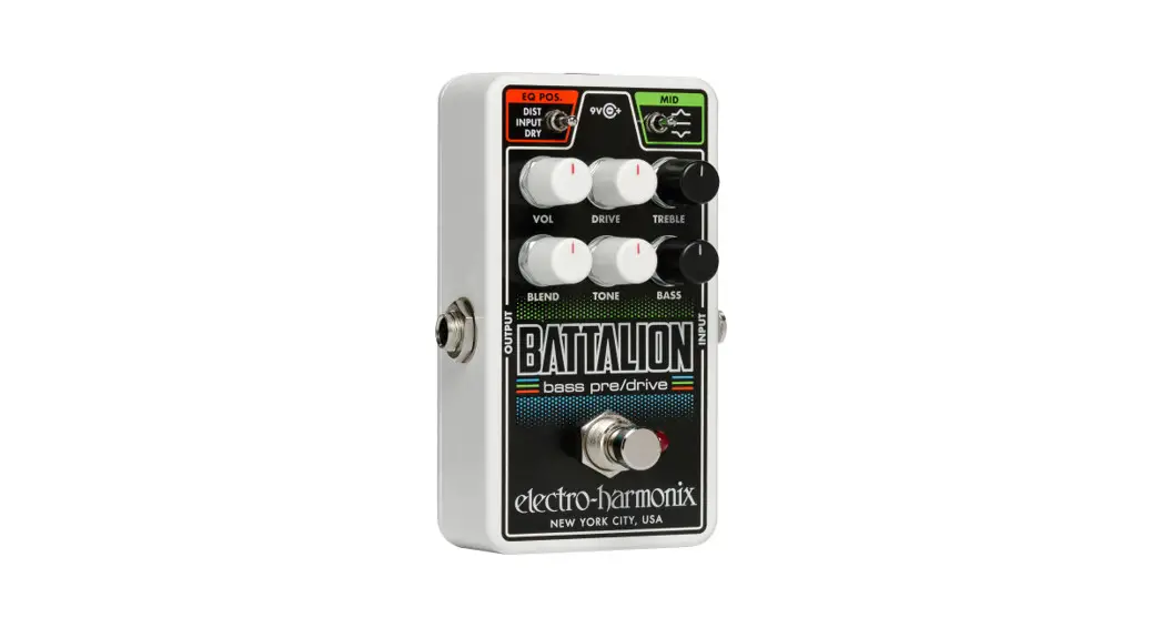 Electro-harmonix Nano Battalion Bass Preamp And Overdrive User Manual