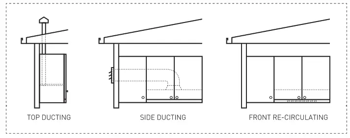 Whirlpool WPRS90ASL 90cm Slideout Rangehood - INSTALLATION & DUCTING 1