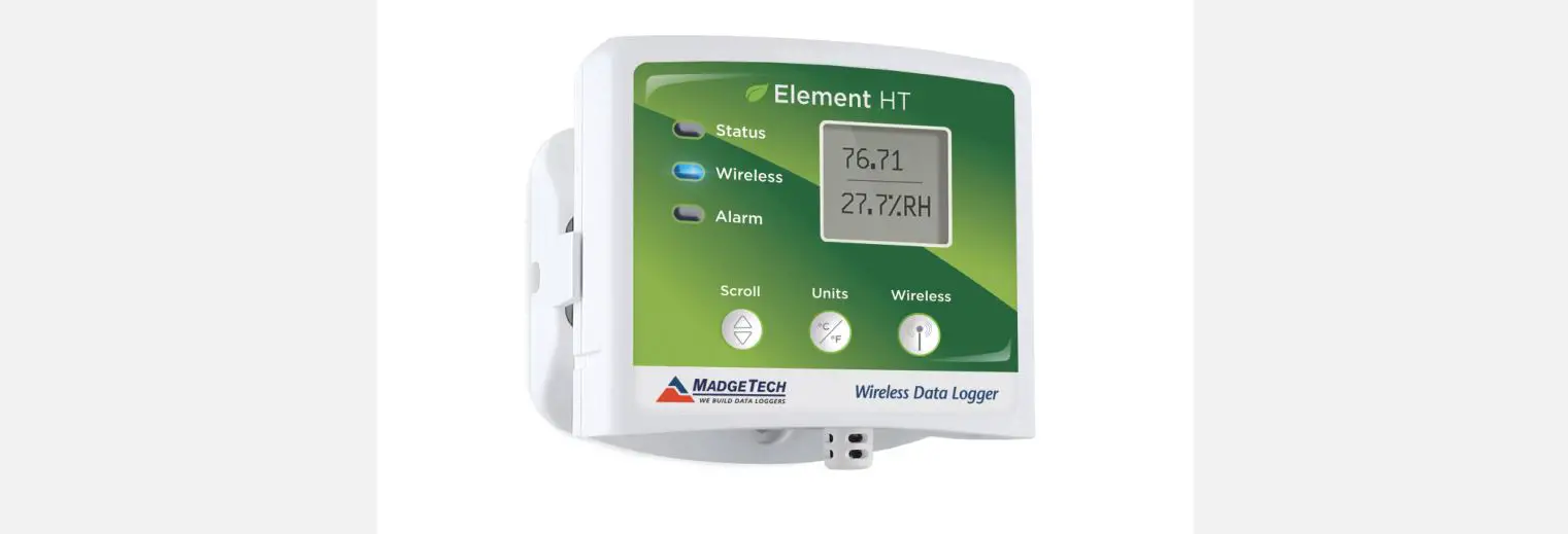 Madgetech Element Ht Wireless Temperature And Humidity Data Logger User Guide