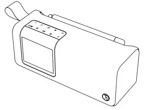 hama 00188218 DR200BT Portable Digital Radio