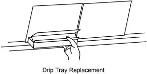 replace the drip trays