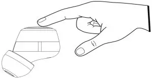 GoGEN TWS MATE B Wireless Headphones -- TAP CONTROL INSTRUCTIONS