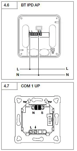 steinel True Presence Hallway COM1 COM2 BT IPD fig11