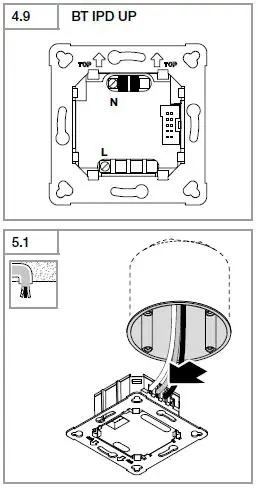 steinel True Presence Hallway COM1 COM2 BT IPD fig13